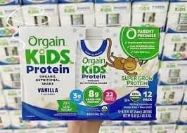 Sữa nước khỉ Orgain kids protein Mỹ từ 2 tuổi Pack 12